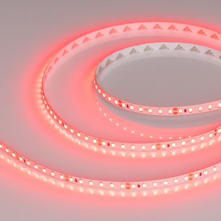 Лента RT-A120-8mm 24V Red (9.6 W/m, IP20, 2835, 5m) (Arlight, 9.6 Вт/м, IP20)