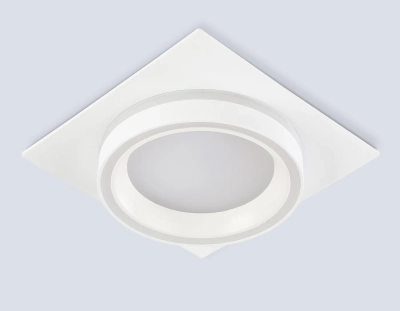 Светильник встраиваемый TU5220 WH белый IP20 GX70 D150*150*52
