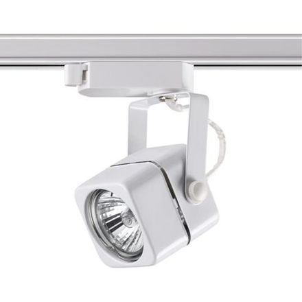 370430 PORT NT19 082 белый Трековый однофазный светильник IP20 GU10 50W 220V PIPE