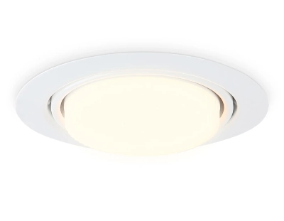 Светильник встраиваемый G10122 WH белый GX53 max 12W D120*48