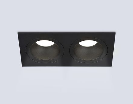 Светильник встраиваемый TN102832/2 BK/BK черный/черный GU5.3/2 178*93*50