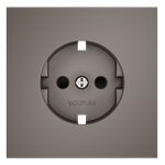 VLS000714 Накладка для розетки с заземлением и защитными шторками, S70 (капучино). (ТМ Maytoni)