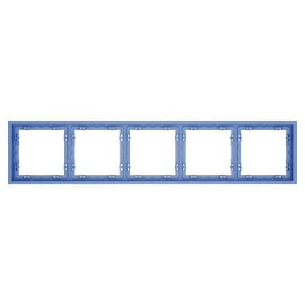 VLS100515 Рамка пластиковая VOLTUM S70 на 5 постов, (деним). (ТМ Maytoni)