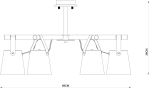 Потолочная люстра Arte Lamp THOMAS A7032PL-6BK, 6хE27