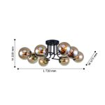 Потолочный светильник Modestus 2344-8U, 8*E14*40W. ТМ F-Promo