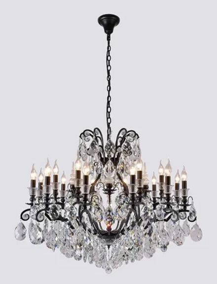 Люстра Crystal Lux MAGNIFICO SP19 BLACK/TRANSPARENT 2310/319