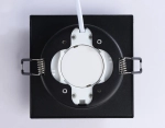Светильник встраиваемый TN5232 BK/GD черный/золото GX53 max 12W 110*110*35