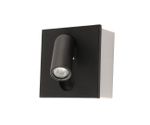 08073,19 Бра встраиваемое Эви черный w9*9 h9 Led 3W (3000K)
