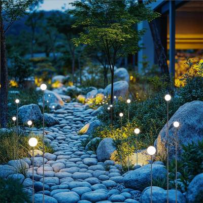 7123/1GL NATURE ODL26 Уличный светильник 745мм акрил/металл IP65 LED 1W 40Лм 24V NOTTE (нужен драйвер 357781/357782)