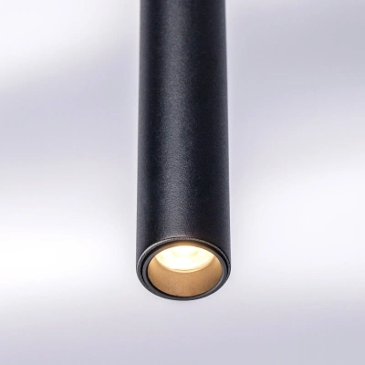 L8T747437 Люстра TUBO LED 40W 2400LM 25G ЧЕРНЫЙ 3000K (574737+747437 (8шт)