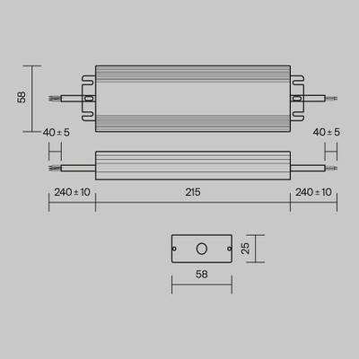 Блок питания 48В 100Вт IP67 PSL008, PSL008-100W-48V-IP67. TM Maytoni