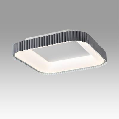7769/56L AVRA LED SN Светильник металл/белый/серый LED 56Вт+14Вт 3000-6000K 500х500 IP43 пульт ДУ+подсветка SHARMEL