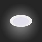 ST209.538.06 Св-к встр. Белый LED 1*6W 3000K 330Lm Ra80 110° IP20 D120xH8 90-265V