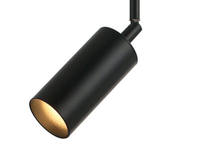 07621-1,19 Светильник Рия черный d6 h111 GU10 1*10W