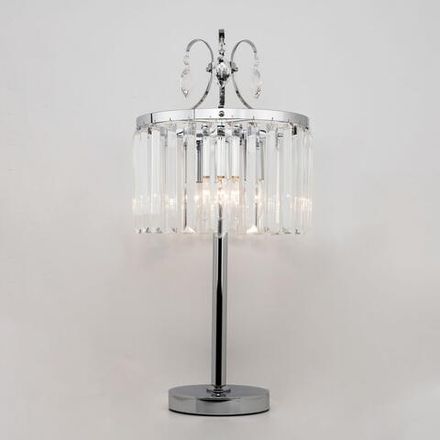 Citilux Инга CL335831 Настольная лампа хрустальная Хром