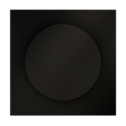 VLS002008 Накладка для светорегулятора поворотно-нажимного, S70 (черный матовый). (ТМ Maytoni)