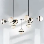 813197 Люстра GLOBO 9х40W E14 umber/white Lightstar