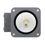 Светильник LGD-EVO-WALL-TWIN-S100x100-2x12W Warm3000 (GR, 44 deg, 230V) (Arlight, IP54 Металл, 3 года)