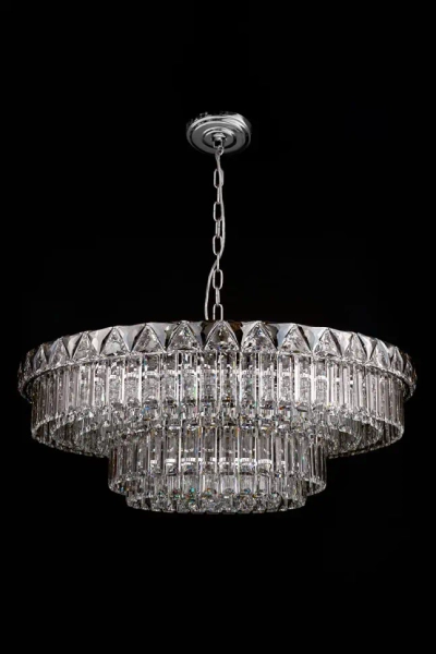 Люстра подвесная Normandie Chrome FL1085-21P, E14х21