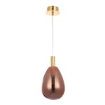 Светильник подвесной Crystal Lux GAUDI SP4W LED COPPER 1882/204