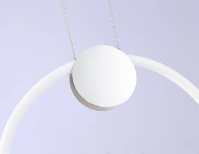 Светильник светодиодный подвесной FL10592 WH/CH белый/хром 4200K 11W 305*20*1000 (Без ПДУ)