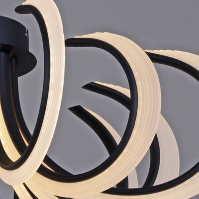 74390-0.3-6+6 black светильник потолочный