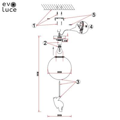 SLE115412-01 Светильник потолочный Белый/Белый E27 1*60W