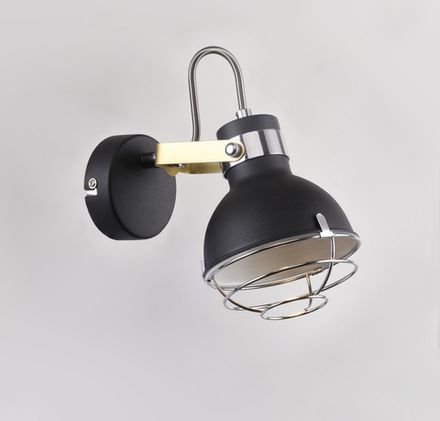 Настенный светильник Escada 1135/1A E14*40W Black/Chrome