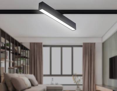 Светильник светодиодный трековый GL6777 BK черный LED 24W 4200K 600*22*48