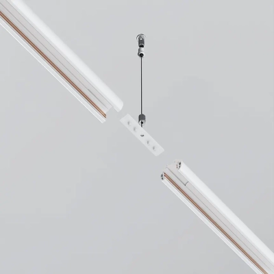Коннектор прямой для низкопрофильного шинопровода Exility, TRAM034CI-R-41W. TM Maytoni