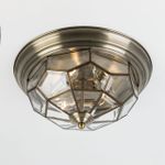 Citilux Витра-1 CL442530 Люстра потолочная витражная Бронза