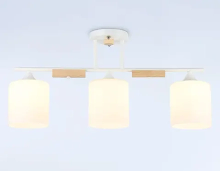 Светильник подвесной TR9546/3 WH/FR белый/белый матовый E27/3 max 40W 595*115*280