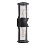 Уличный настенный светильник Arte Lamp MINCHIR A8306AL-2BK, 2хE27
