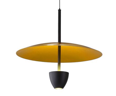 08466-35,20(33) Подвес Синди бронза/золото d35 h160 Led 7W (4000K) с лифтом