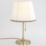 Citilux Линц CL402730 Настольная лампа бронза с белым абажуром