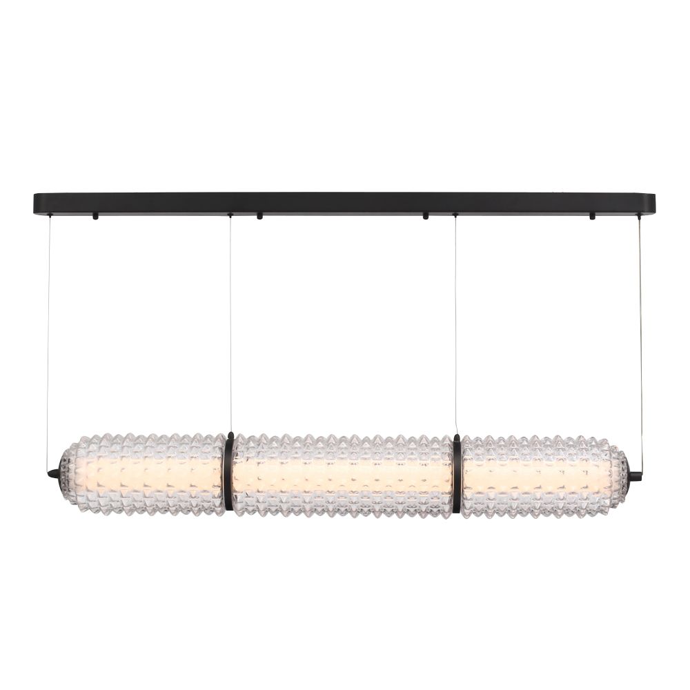 SL6144.413.01 Светильник подвесной ST-Luce черный/прозрачный LED 1*37W 4000K