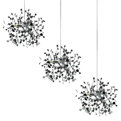 L3PL721134 Подвес тройной линейный EXTRA 3x3x5W(led) G9  (721134 - 3 + 572124 -1) ХРОМ Lightstar