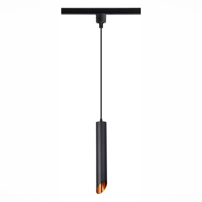 ST152.416.01 Светильник трековый Черный GU10 1*50W IP20 D60xH400 220V Без ламп