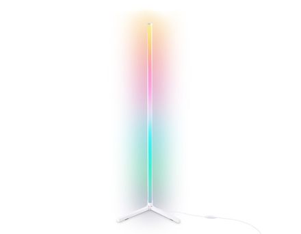 Светильник светодиодный напольный RGB с пультом FL8020 WH белый LED 15W RGB D32*1250 (ПДУ РАДИО 2.4G)