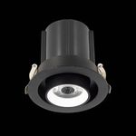 ST702.438.12 Св-к встр. Черный LED 1*12W 3000K 900Lm Ra80 24° IP20 D90xH92 180-240V