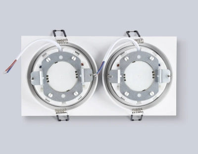 Светильник встраиваемый TN6612/2 WH белый IP44 GX53/2 max 15W 215*110*24