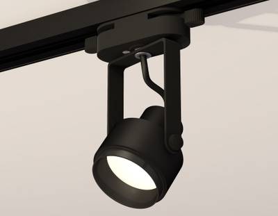 Комплект трекового однофазного светильника XT6602020 PBK черный полированный MR16 GU10 (C6602, N6121)