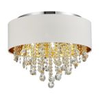 SL1350.502.06 Светильник потолочный ST-Luce Хром/Белый, Золотистый, Прозрачный E14 6*40W