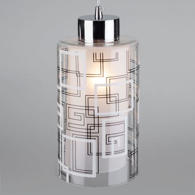 Подвесной светильник с плафоном 50002/1 хром