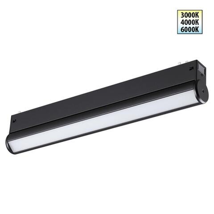 359952 PORT NT25 214 черный Трековый светильник с переключ. цв. темпер. IP20 LED 3000К\4000К\6000К 18W 90-240V VECTOR