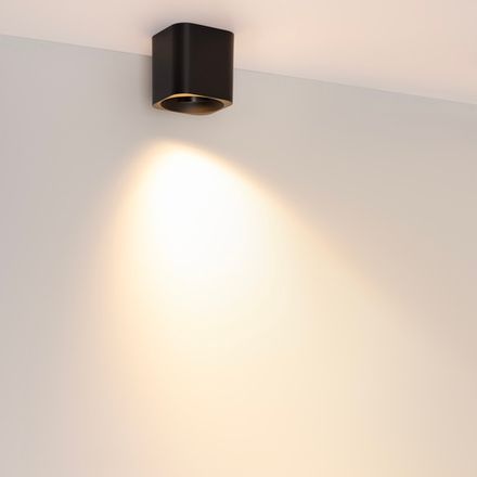Светильник SP-ACENTO-S95x95-10W Warm2700 (BK, 20-45 deg, 230V) (Arlight, IP20 Металл, 5 лет)
