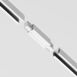 Коннектор прямой Trinity белый, TRA005C-31W. TM Maytoni