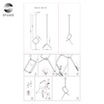 SL6113.443.01 Светильник подвесной ST-Luce Черный LED 1*50W 4000K