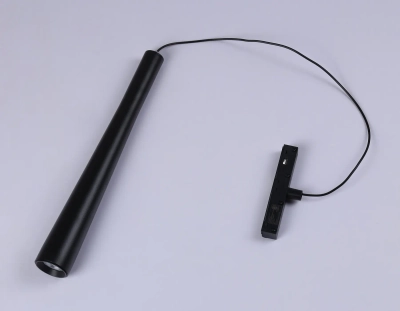 Светильник светодиодный трековый подвесной для шинопровода Magnetic GL4351 BK черный IP20 6W 4200K 48V 24° D40*H300