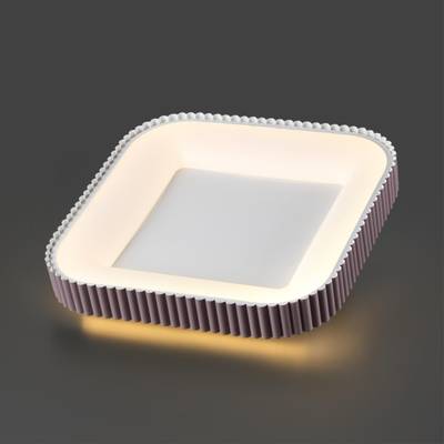 7770/56L AVRA LED SN Светильник металл/белый/мокко LED 56Вт+14Вт 3000-6000K 500х500 IP43 пульт ДУ+подсветка SHARMEL